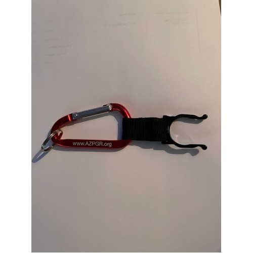 AZPGR combo key chain/water bottle holder (adjustable) carabiner